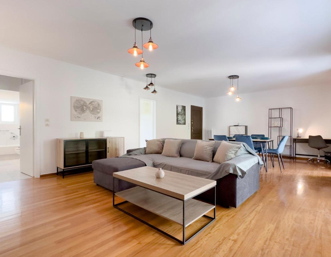 Metamorfoseos Spacious 120Sqm Apt In Alimos Афины Экстерьер фото